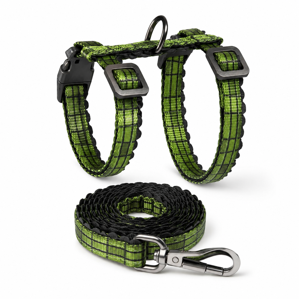 Pounce escape-proof cat harness and leash set