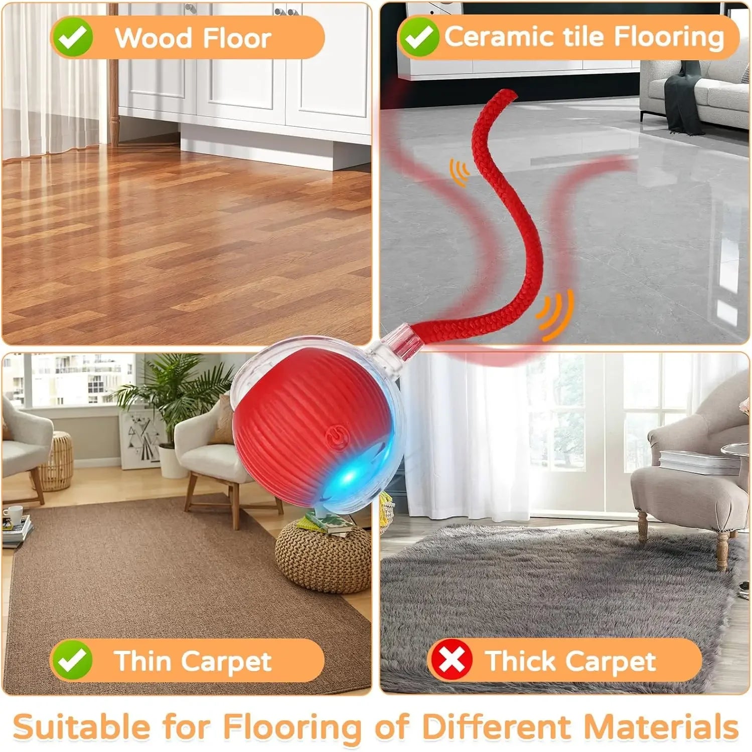 Pounce™ Auto-Rolling Cat Toy